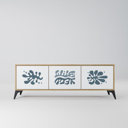 Mobile TV WONDERLAND VEGETATION a 3 ante in effetto rovere