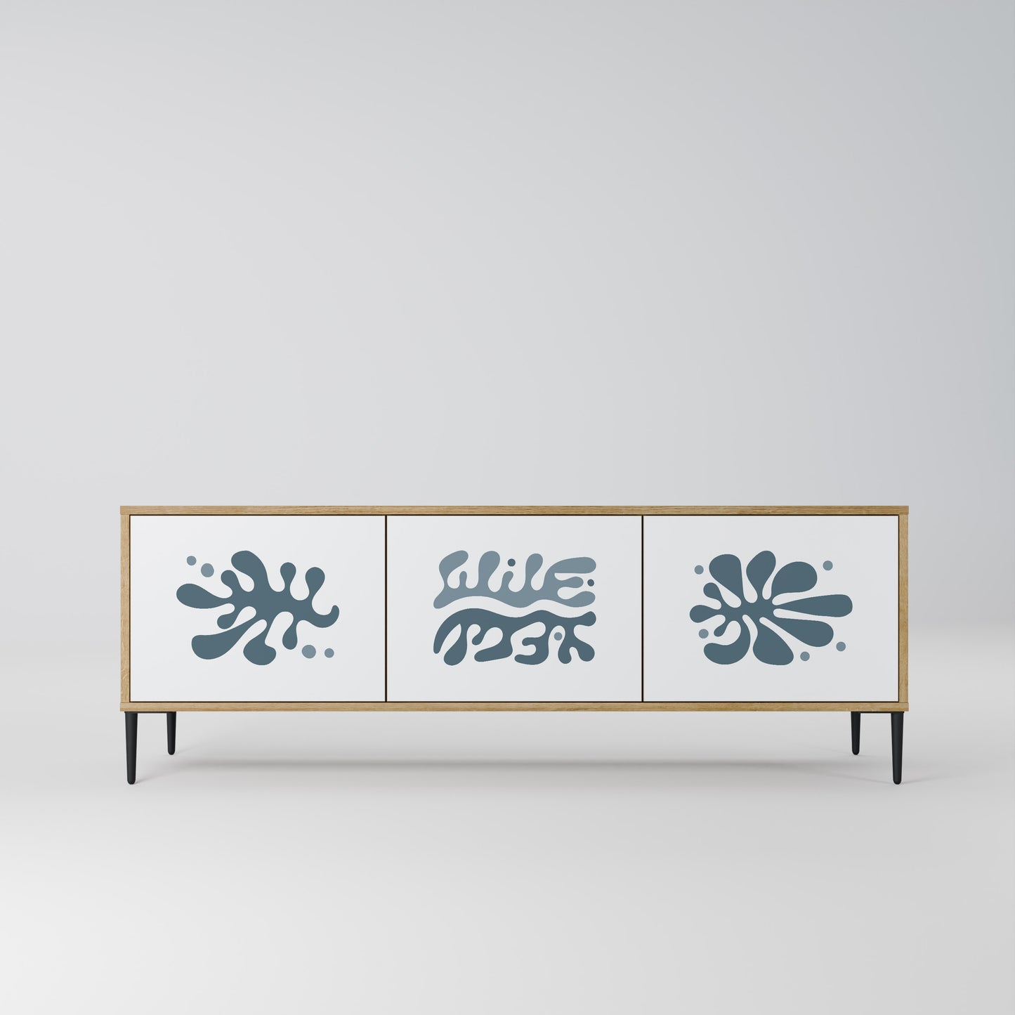 Mobile TV WONDERLAND VEGETATION a 3 ante in effetto rovere