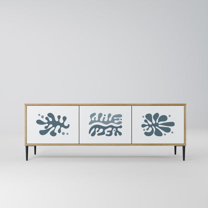Mobile TV WONDERLAND VEGETATION a 3 ante in effetto rovere