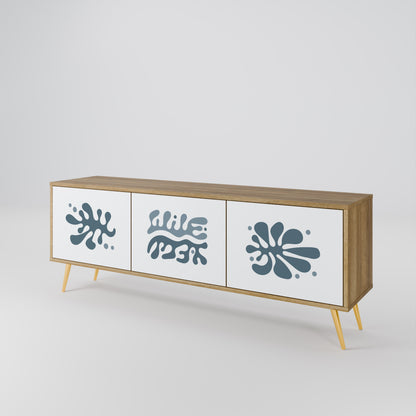 Mobile TV WONDERLAND VEGETATION a 3 ante in effetto rovere