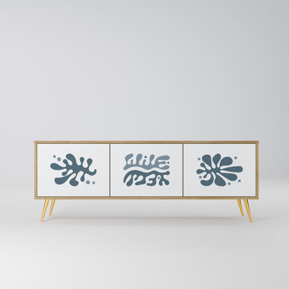 Mobile TV WONDERLAND VEGETATION a 3 ante in effetto rovere