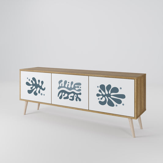 Mobile TV WONDERLAND VEGETATION a 3 ante in effetto rovere