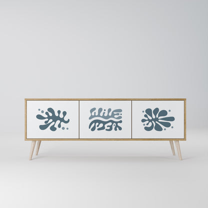 Mobile TV WONDERLAND VEGETATION a 3 ante in effetto rovere