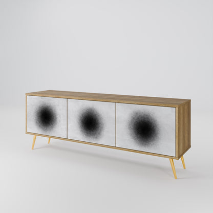 Mobile TV BLACK HOLE a 3 ante in effetto rovere
