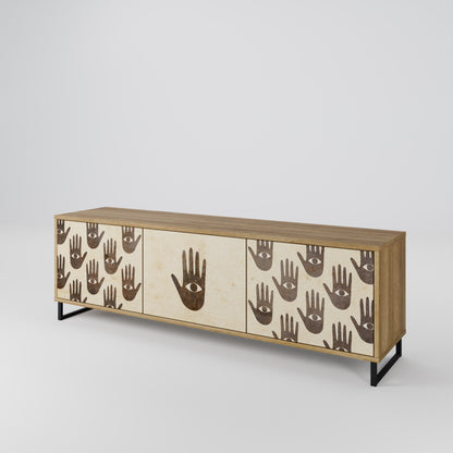 VEDI ALTRO Mobile TV a 3 ante effetto rovere