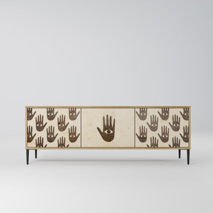 VEDI ALTRO Mobile TV a 3 ante effetto rovere