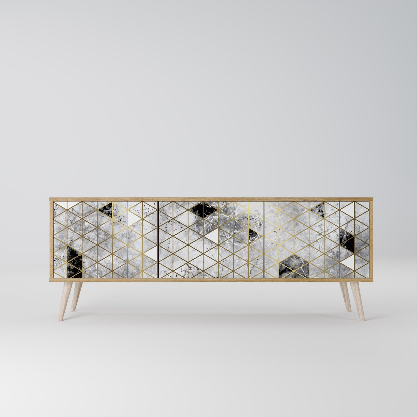 ASHEN ARIA Mobile TV a 3 Ante in Effetto Rovere