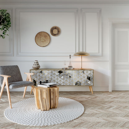 ASHEN ARIA Mobile TV a 3 Ante in Effetto Rovere