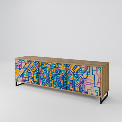 MEMORIES MAP Mobile TV a 3 ante effetto rovere