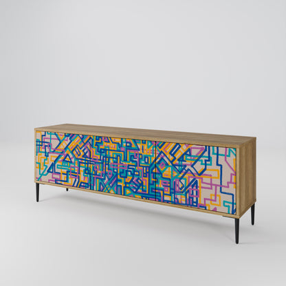 MEMORIES MAP Mobile TV a 3 ante effetto rovere