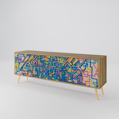 MEMORIES MAP Mobile TV a 3 ante effetto rovere