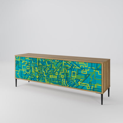 NOSTALGIC MEMORIES Mobile TV a 3 ante in effetto rovere