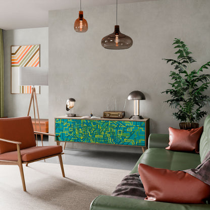 NOSTALGIC MEMORIES Mobile TV a 3 ante in effetto rovere