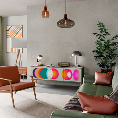 Mobile TV SYMPHONY OF COLORS a 3 ante in effetto rovere