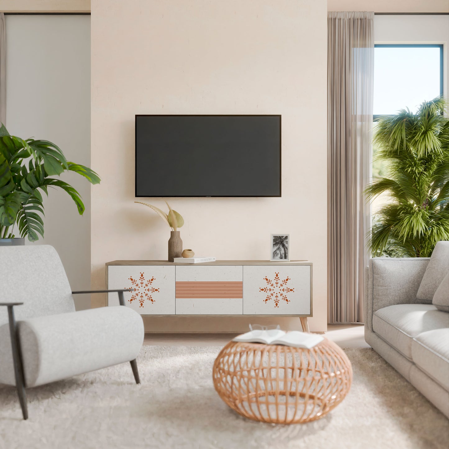 DAILY HARMONY Mobile TV a 3 Ante in Effetto Rovere