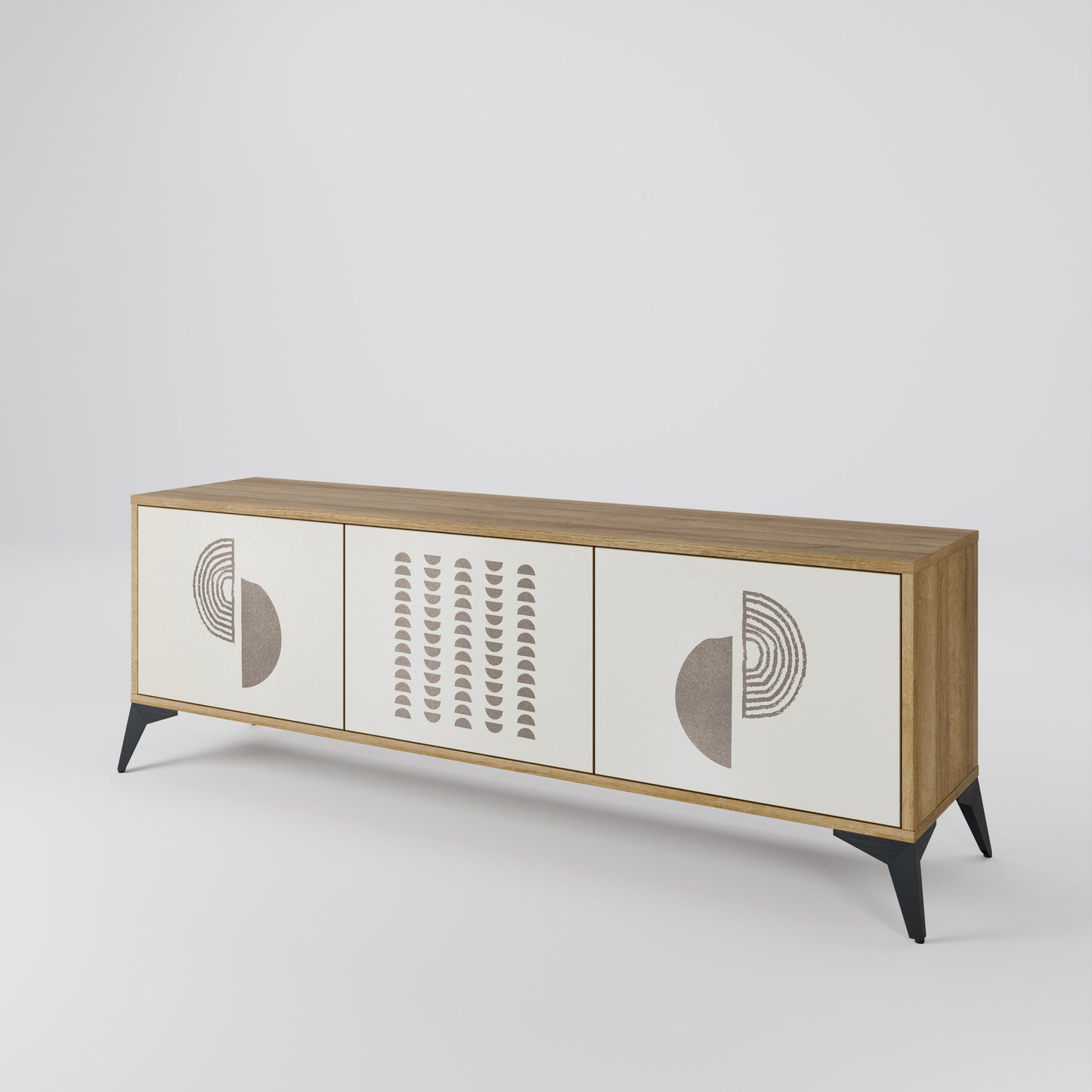 Mobile TV HARMONY ESSENCE a 3 ante effetto rovere