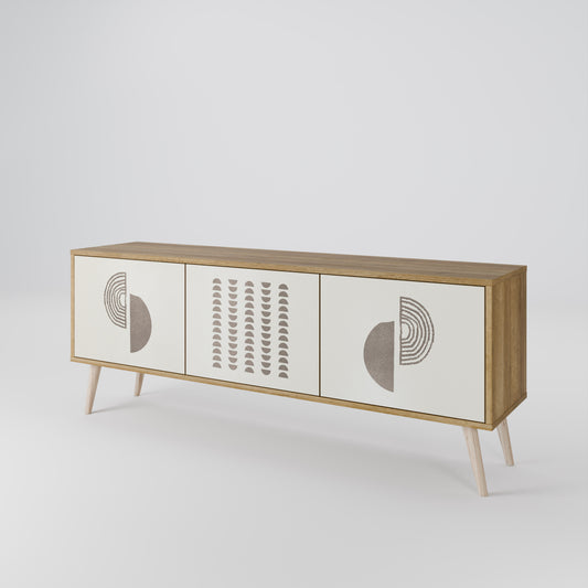 Mobile TV HARMONY ESSENCE a 3 ante effetto rovere
