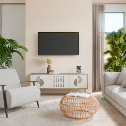 HARMONY ESSENCE Mobile TV a 3 Ante in Effetto Rovere