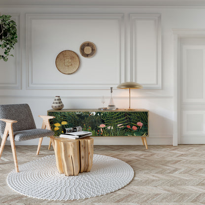 VIRGIN FOREST WITH SUNSET Mobile TV a 3 Ante in Effetto Rovere