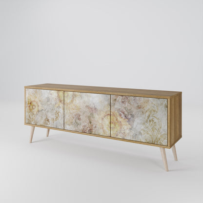 SUNFLOWER BLUR Mobile TV a 3 Ante in Effetto Rovere