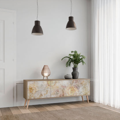 SUNFLOWER BLUR Mobile TV a 3 Ante in Effetto Rovere