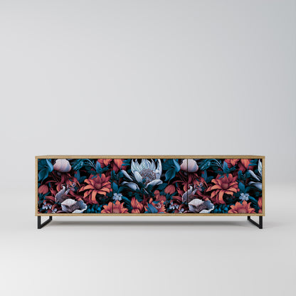 Mobile TV ETHEREAL BLOSSOMS a 3 ante in effetto rovere
