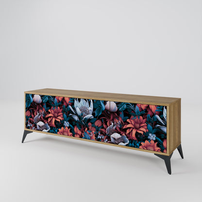 Mobile TV ETHEREAL BLOSSOMS a 3 ante in effetto rovere