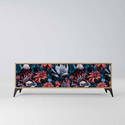 Mobile TV ETHEREAL BLOSSOMS a 3 ante in effetto rovere