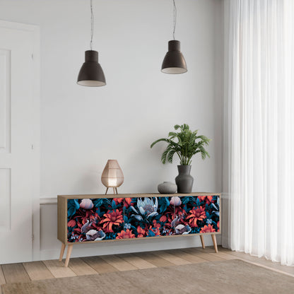 ETHEREAL BLOSSOMS Mobile TV a 3 Ante in Effetto Rovere