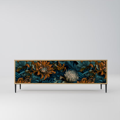 Mobile TV MORNING BLOOM a 3 ante in effetto rovere