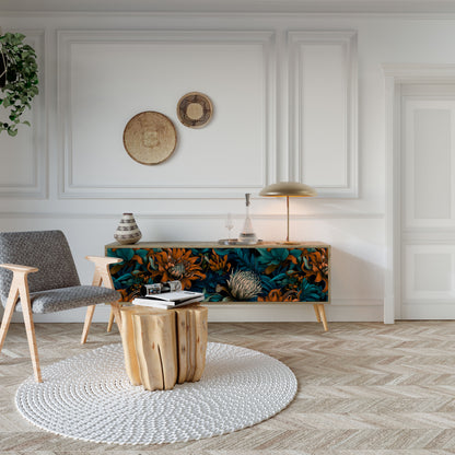 Mobile TV MORNING BLOOM a 3 ante in effetto rovere