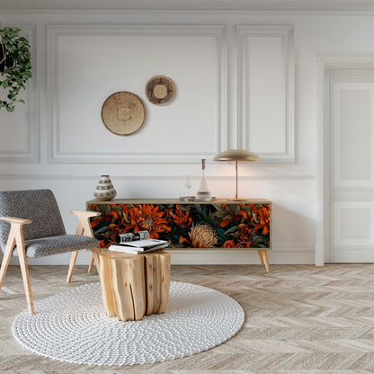 DAWN BLOOM Mobile TV a 3 ante in effetto rovere