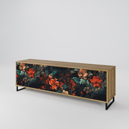 Mobile TV IMAGINARY BLOSSOM a 3 ante in effetto rovere