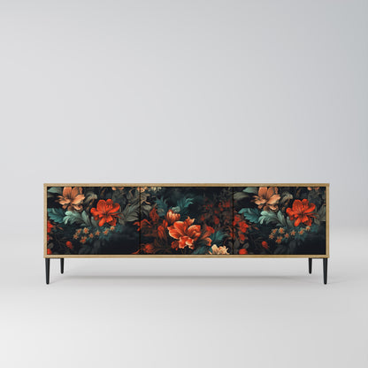 Mobile TV IMAGINARY BLOSSOM a 3 ante in effetto rovere