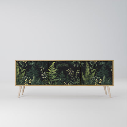FERN FLOWERS Mobile TV a 3 Ante in Effetto Rovere