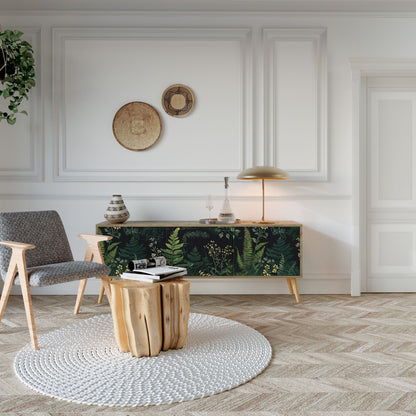 FERN FLOWERS Mobile TV a 3 Ante in Effetto Rovere