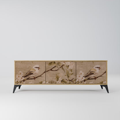 Mobile TV PETAL DISTINGUISH a 3 ante in effetto rovere