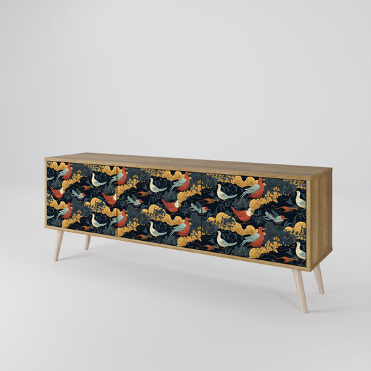 Mobile TV FOWLY DAZE a 3 ante effetto rovere