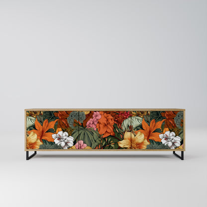 Mobile TV RADIANT FLORA a 3 ante in effetto rovere