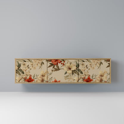 Mobile TV BLOOMING HARMONY a 3 ante in effetto rovere