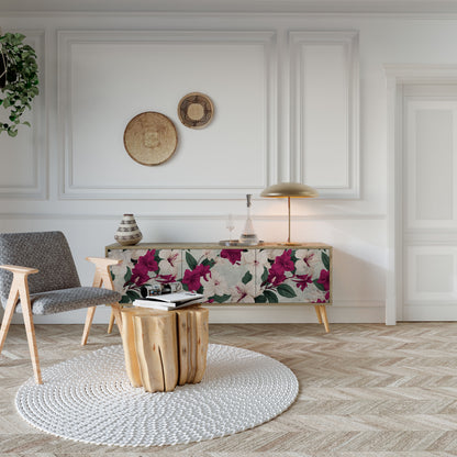 FLOWERET DREAM Mobile TV a 3 Ante in Effetto Rovere