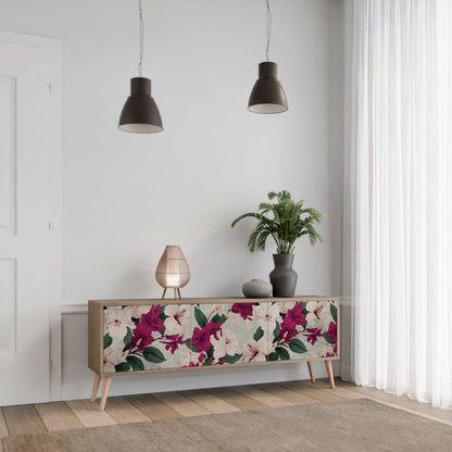 FLOWERET DREAM Mobile TV a 3 Ante in Effetto Rovere