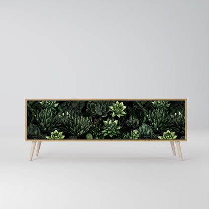 SUCCULENT JUNGLE Mobile TV a 3 Ante in Effetto Rovere