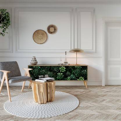SUCCULENT JUNGLE Mobile TV a 3 Ante in Effetto Rovere