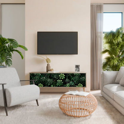 SUCCULENT JUNGLE Mobile TV a 3 Ante in Effetto Rovere