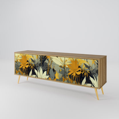 Mobile TV a 3 ante SUNKISSED LILY in effetto rovere