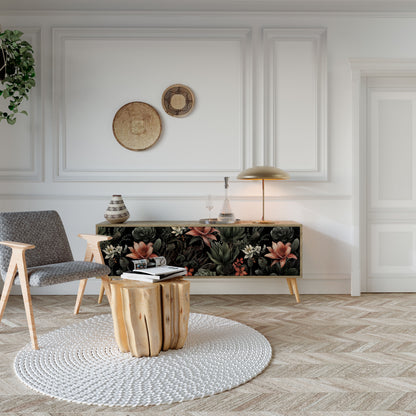 SECRET VERDURE Mobile TV a 3 Ante in Effetto Rovere