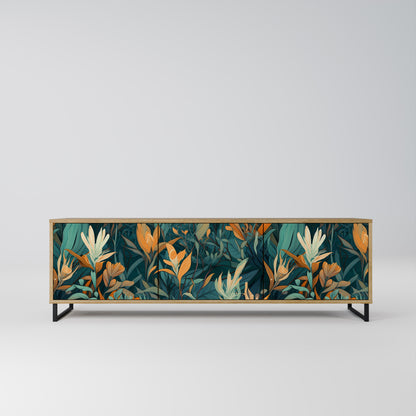 Mobile TV FLORAL SERENITY a 3 ante in effetto rovere