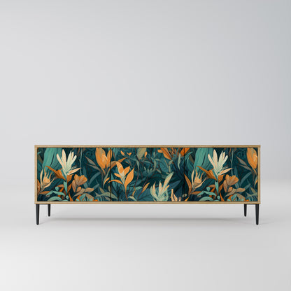 Mobile TV FLORAL SERENITY a 3 ante in effetto rovere