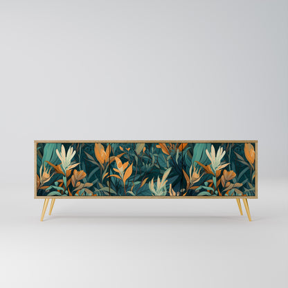 Mobile TV FLORAL SERENITY a 3 ante in effetto rovere